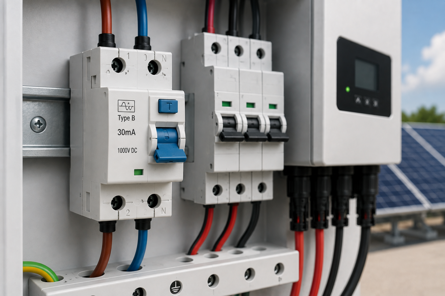 انتخاب نوع مناسب RCD برای سیستم و اینورتر خورشیدی